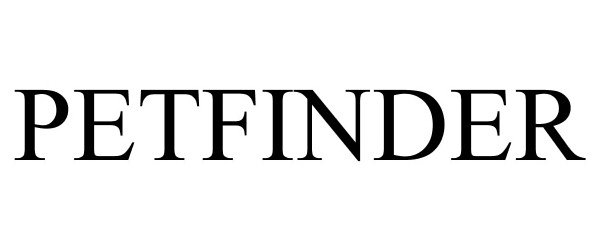 Trademark Logo PETFINDER