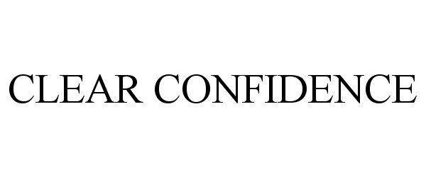  CLEAR CONFIDENCE