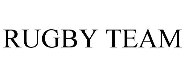 Trademark Logo RUGBY TEAM