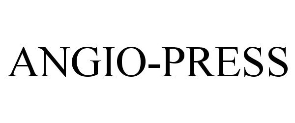 Trademark Logo ANGIO-PRESS