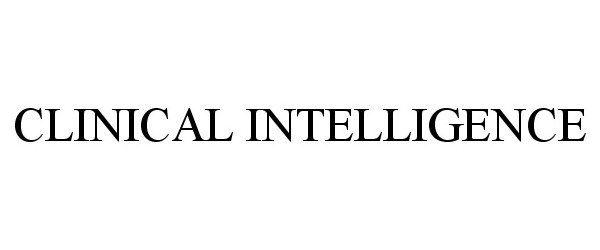 CLINICAL INTELLIGENCE