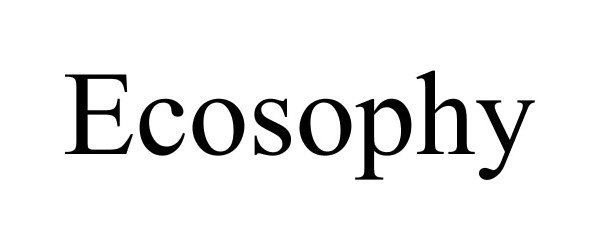 Trademark Logo ECOSOPHY