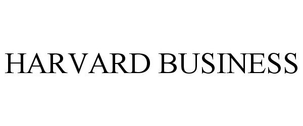  HARVARD BUSINESS