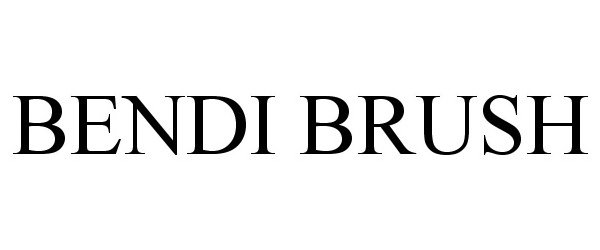 Trademark Logo BENDI BRUSH