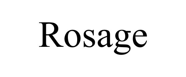  ROSAGE