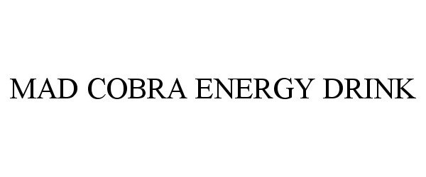  MAD COBRA ENERGY DRINK