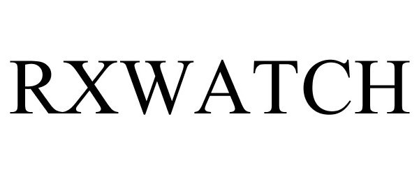 Trademark Logo RXWATCH
