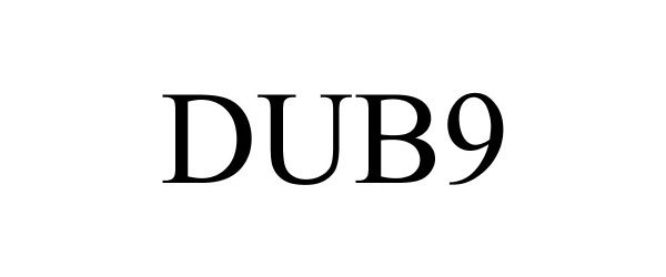Trademark Logo DUB9