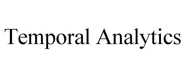 Trademark Logo TEMPORAL ANALYTICS