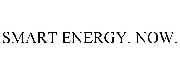  SMART ENERGY. NOW.