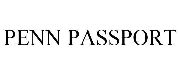 Trademark Logo PENN PASSPORT