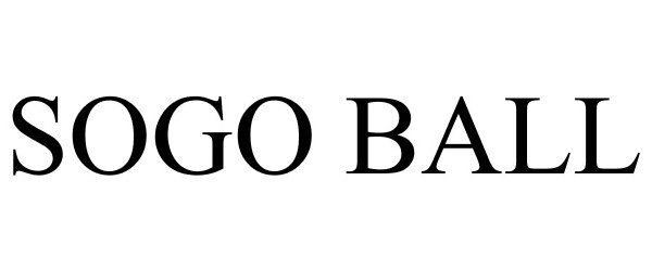 Trademark Logo SOGO BALL