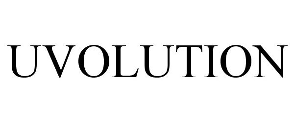 Trademark Logo UVOLUTION