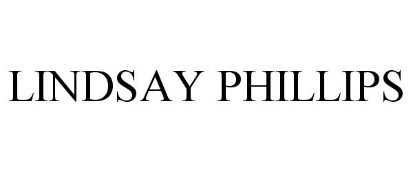 Trademark Logo LINDSAY PHILLIPS