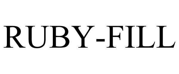 Trademark Logo RUBY-FILL