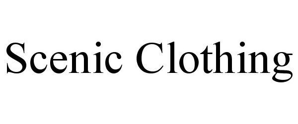 Trademark Logo SCENIC CLOTHING