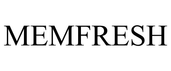 Trademark Logo MEMFRESH