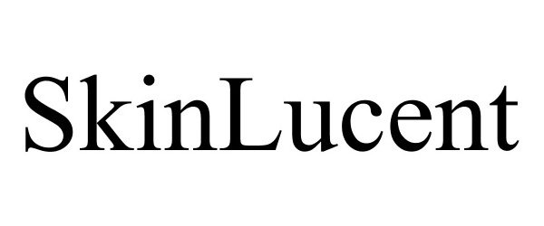 Trademark Logo SKINLUCENT