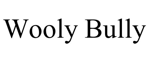 Trademark Logo WOOLY BULLY