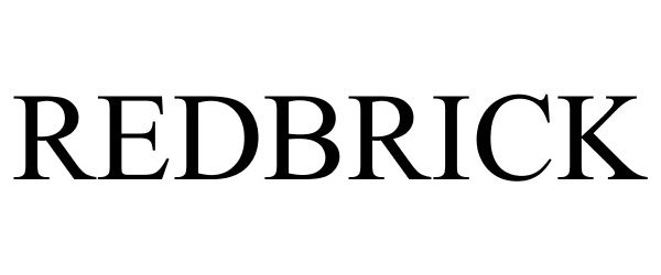 Trademark Logo REDBRICK