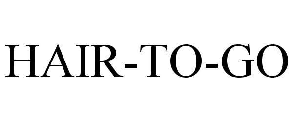 Trademark Logo HAIR-TO-GO