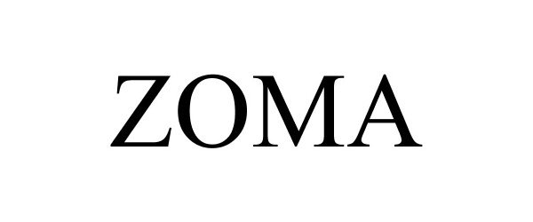 Trademark Logo ZOMA