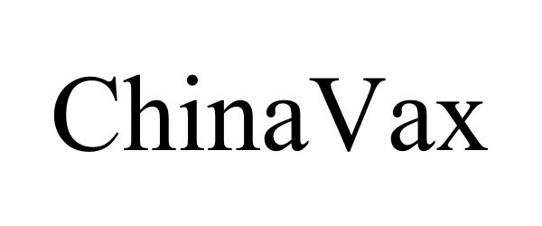 Trademark Logo CHINAVAX
