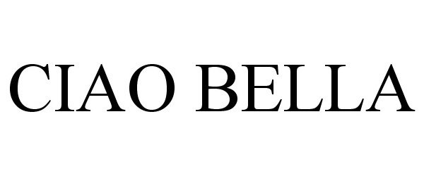 Trademark Logo CIAO BELLA