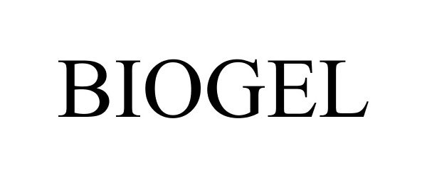 Trademark Logo BIOGEL