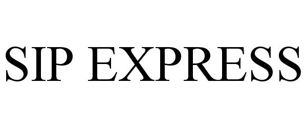 Trademark Logo SIP EXPRESS