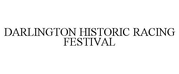  DARLINGTON HISTORIC RACING FESTIVAL