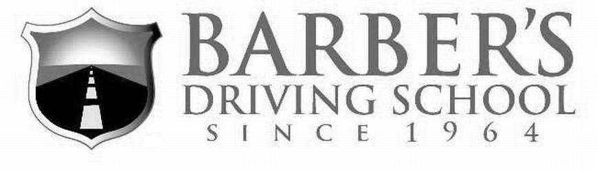 Trademark Logo BARBER'S DRIVING SCHOOL SINCE 1964