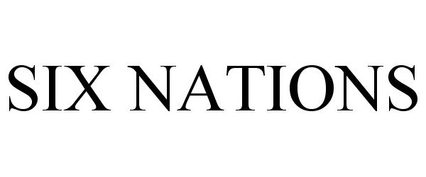 Trademark Logo SIX NATIONS