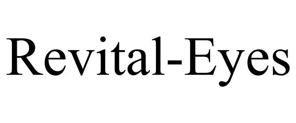 Trademark Logo REVITAL-EYES