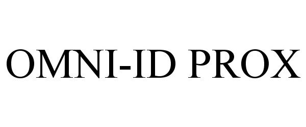 Trademark Logo OMNI-ID PROX