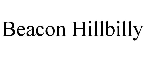  BEACON HILLBILLY