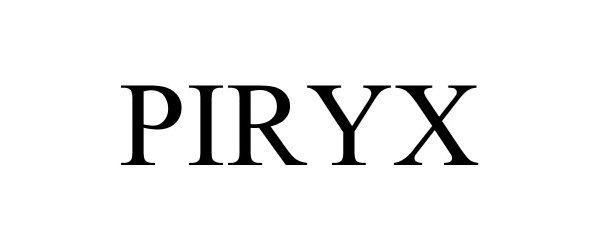 Trademark Logo PIRYX