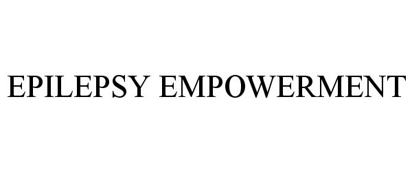Trademark Logo EPILEPSY EMPOWERMENT