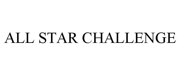  ALL STAR CHALLENGE