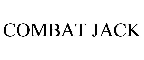 Trademark Logo COMBAT JACK