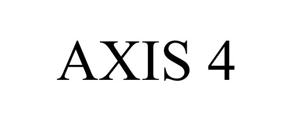 Trademark Logo AXIS 4
