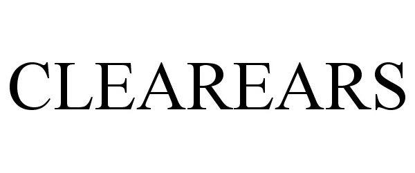 Trademark Logo CLEAREARS