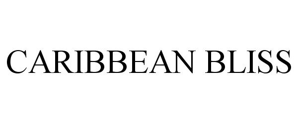 Trademark Logo CARIBBEAN BLISS