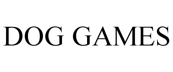 Trademark Logo DOG GAMES