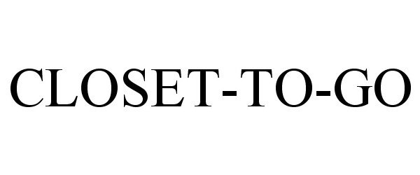 Trademark Logo CLOSET-TO-GO