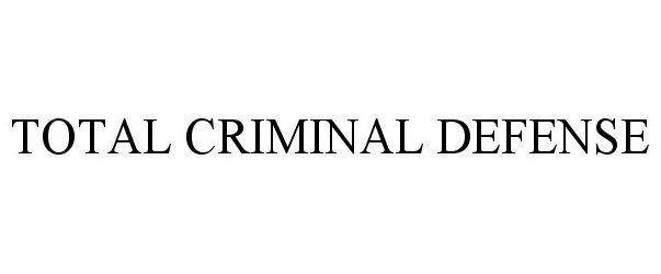  TOTAL CRIMINAL DEFENSE