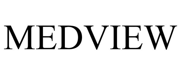 Trademark Logo MEDVIEW