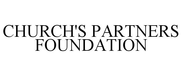 Trademark Logo CHURCH'S PARTNERS FOUNDATION