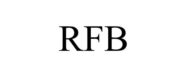 Trademark Logo RFB