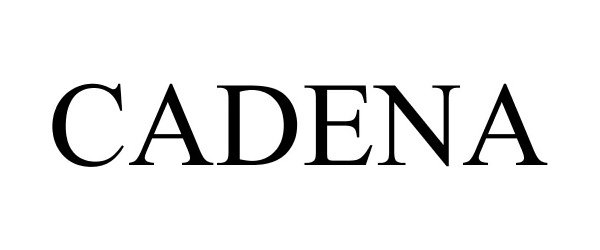 Trademark Logo CADENA